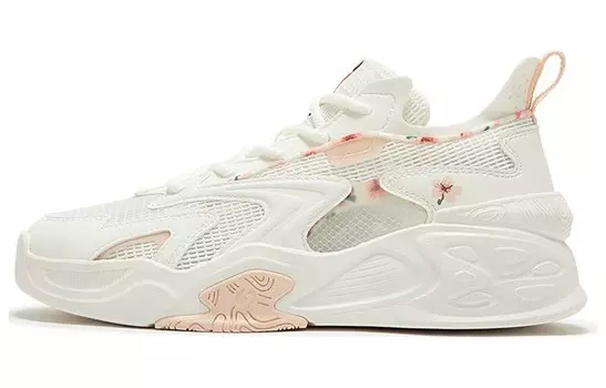 Кроссовки 361° Jincheng Lifestyle Shoes Women's Low-top Feather White/smoothie Peach, цвет Feather white/smoothie peach