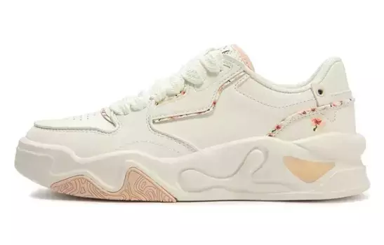 Кроссовки 361° Jincheng Skateboarding Shoes Women's Low-top Light Beige, бежевый