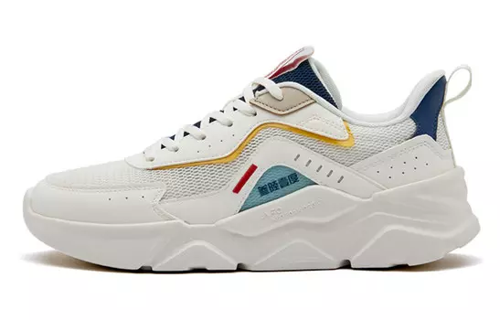 Кроссовки 361° Lifestyle Shoes Men Low-top White/Royal Blue, синий