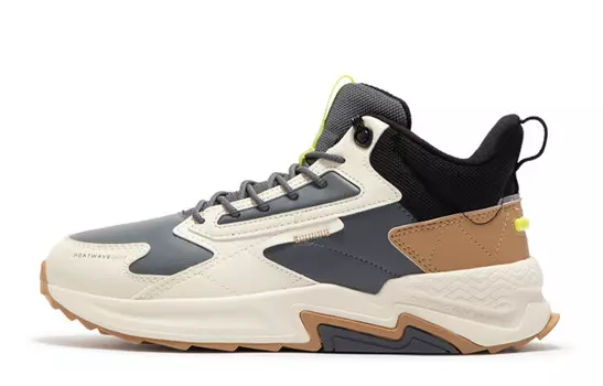 Кроссовки 361° Lifestyle Shoes Men Mid-top Soot/sagobeige, серый