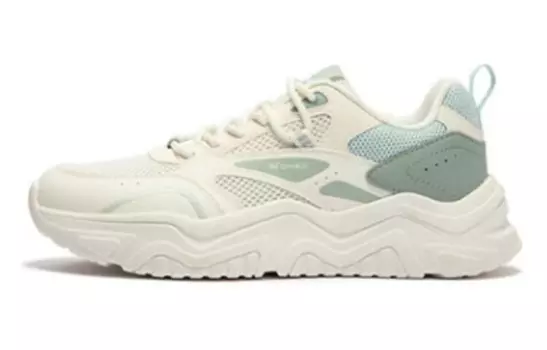 Кроссовки 361° Lifestyle Shoes Women's Low-top White/Green, зеленый