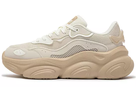 Кроссовки 361° Lifestyle Shoes Women's Low-top Oat Milk/apricot Brown, коричневый