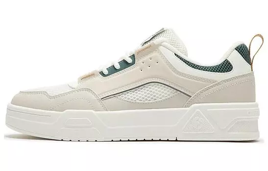 Кроссовки 361° Skateboarding Shoes Men Low-top White/Beige/Green, белый/бежевый/зеленый