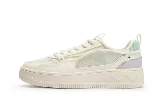 Кроссовки 361° Skateboarding Shoes Women's Low-top Feathers White/slightly Grape Purple, фиолетовый