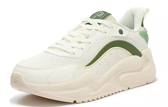 Кроссовки 361° Yunshu 4.0 Lifestyle Shoes Men Low-top Feather White/wild Green, зеленый