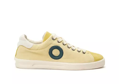 Кроссовки 3689 джинсовые универсал Aro, желтый