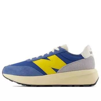 Кроссовки 370 'blue yellow' New Balance, синий