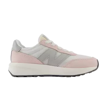Кроссовки 370 Bungee Lace Little Kid Wide 'Shell Pink', розовый