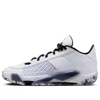 Кроссовки 38 low pf 'white metallic gold black' Air Jordan, белый