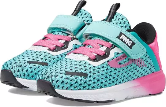 Кроссовки 39571 Primigi, цвет Fuchsia/Green/Black/White