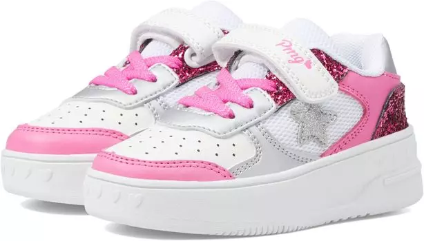 Кроссовки 39655 Primigi, цвет Fuchsia/White/Silver/Fuchsia Metallic