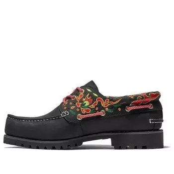 Кроссовки 3-holes boot shoes x clot 'black' Timberland, черный