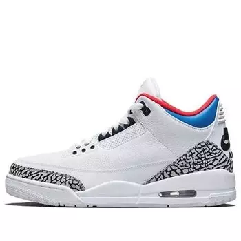 Кроссовки 3 ретро Air Jordan, белый