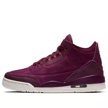 Кроссовки 3 ретро Air Jordan, бордовый