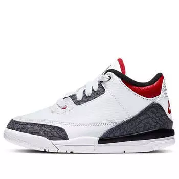 Кроссовки 3 ретро деним se Air Jordan, белый