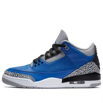 Кроссовки 3 retro 'varsity royal' Air Jordan, синий