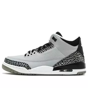Кроссовки 3 retro 'wolf grey' Air Jordan, серый