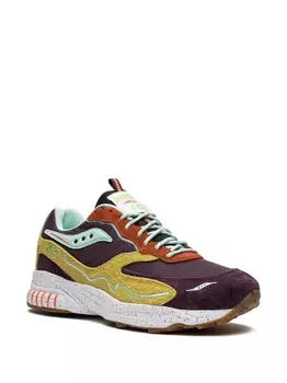 Кроссовки 3D Grid Hurricane Saucony, коричневый