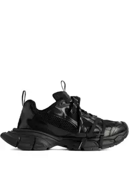 Кроссовки 3XL на шнуровке BALENCIAGA, черный