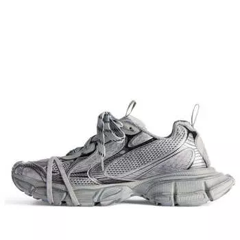 Кроссовки 3xl sneakers ' grey and black mesh and polyurethane' Balenciaga, серый