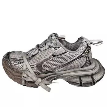 Кроссовки 3xl sneakers 'silver grey' Balenciaga, бежевый