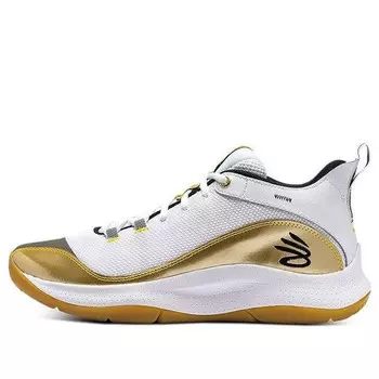 Кроссовки 3z5 nm 'white metallic gold' Under Armour, белый