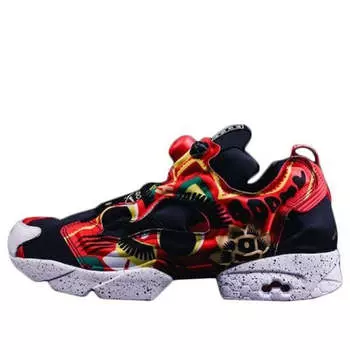 Кроссовки 400ml x instapump fury 3am 'paper tiger' Reebok, черный