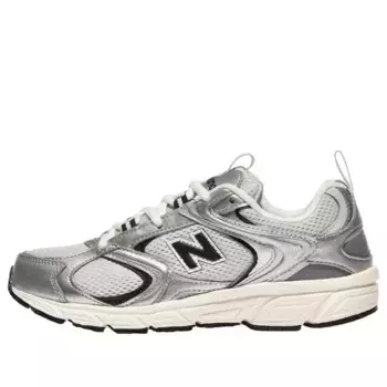 Кроссовки 408 'silver white' New Balance, серебряный