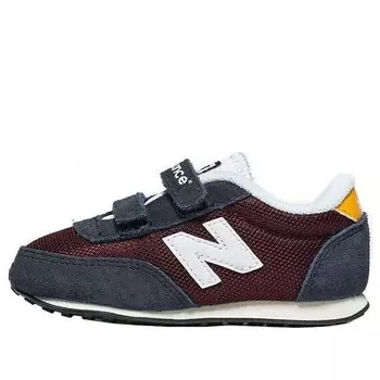 Кроссовки 410 красные New Balance, серый