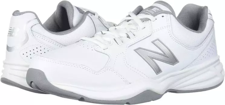 Кроссовки 411 New Balance, цвет White/Silver Mink