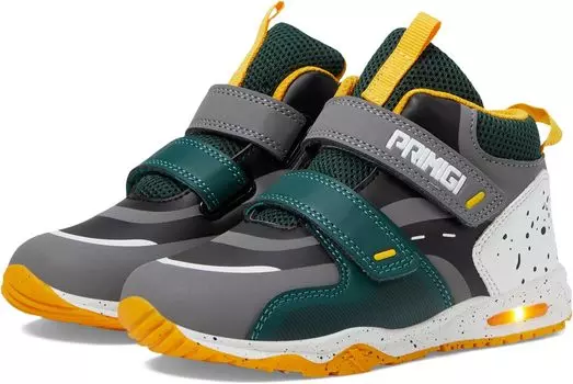 Кроссовки 49532 Primigi, цвет Grey/Green/White/Black