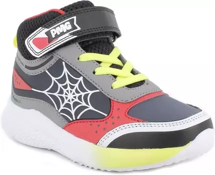 Кроссовки 49692 Primigi, цвет Black/Red/White/Grey