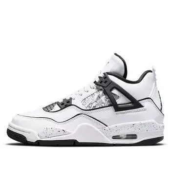 Кроссовки 4 ретро Air Jordan, белый