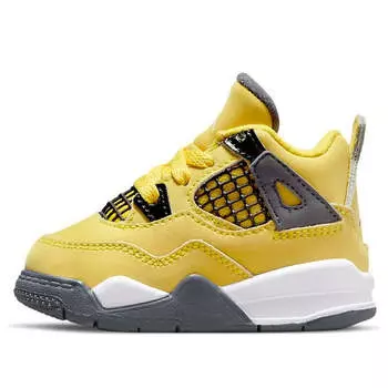Кроссовки 4 ретро Air Jordan, желтый