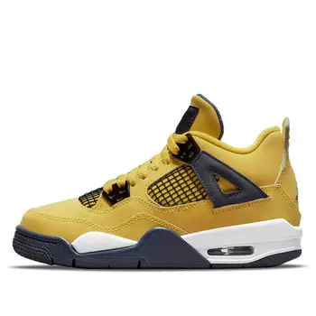 Кроссовки 4 ретро Air Jordan, желтый