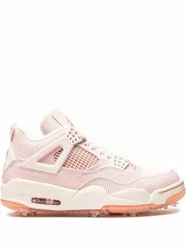 Кроссовки 4 Retro Golf Jordan, розовый