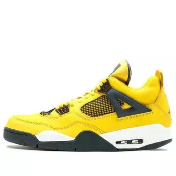 Кроссовки 4 ретро ls Air Jordan, желтый
