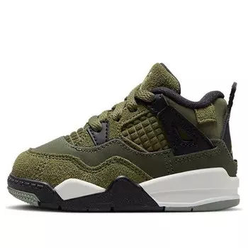 Кроссовки 4 ретро se Air Jordan, зеленый