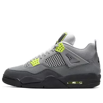 Кроссовки 4 retro se 'neon 95' Air Jordan, серый