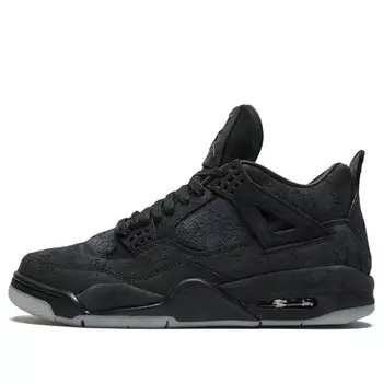 Кроссовки 4 ретро x kaws Air Jordan, черный