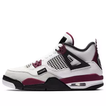 Кроссовки 4 ретро x пари сен жермен Air Jordan, белый