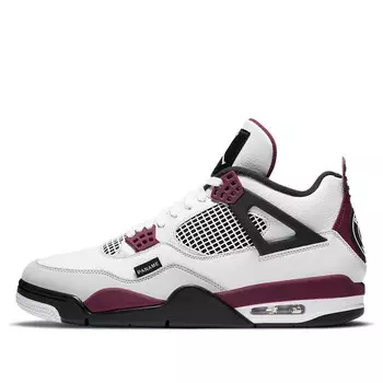 Кроссовки 4 ретро x пари сен жермен Air Jordan, белый