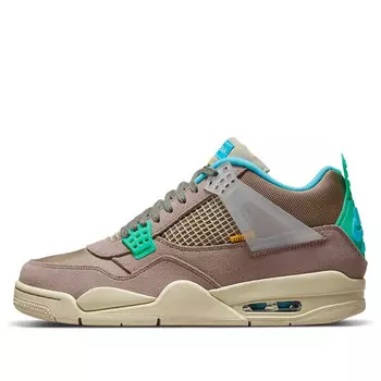 Кроссовки 4 ретро x union la Air Jordan, коричневый