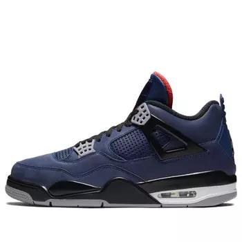 Кроссовки 4 зима Air Jordan, синий