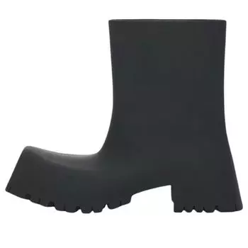 Кроссовки 50mm trooper rubber boots 'black' Balenciaga, черный