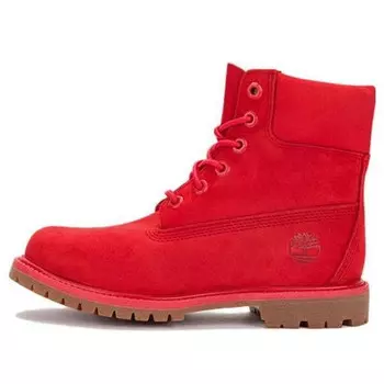 Кроссовки 50th anniversary edition premium 6 inch waterproof boot 'medium red nubuck' Timberland, красный