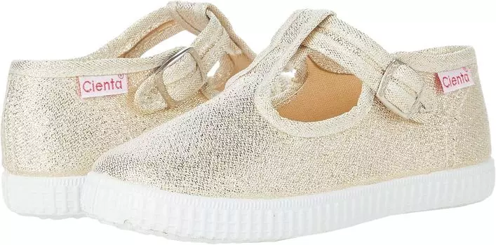 Кроссовки 51083 Cienta, цвет Gold Sparkle