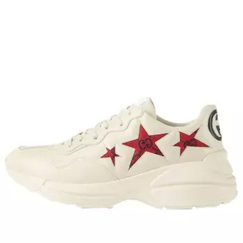 Кроссовки 520 rhyton star 'white red' Gucci, белый