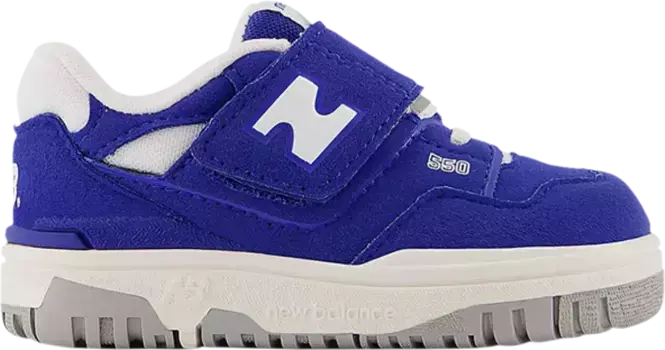 Кроссовки 550 Bungee Lace Top Strap Toddler 'Suede Pack - Team Royal', синий