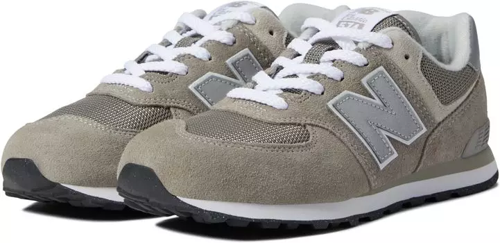 Кроссовки 574 Core New Balance, цвет Grey/White